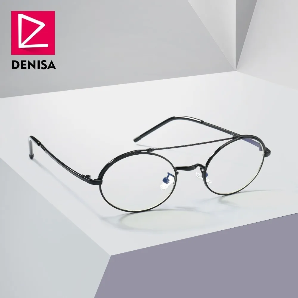Женская оправа для очков DENISA маленькая овальная в винтажном стиле G23043 2019|Мужские