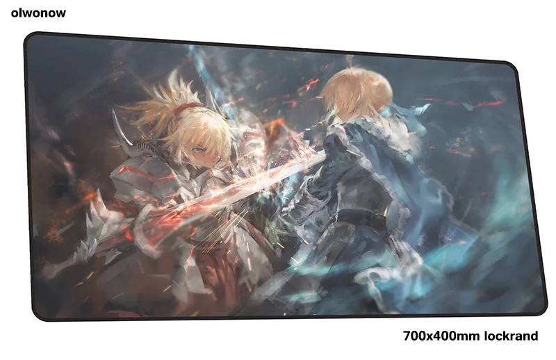 Size 700x400x3mm Fate Apocrypha коврик для мыши 700x400x3 мм Самый дешевый игровой коврик для геймера большая игровая компьютерная настольная клавиатура со встроенной мышью игровые коврики - Цвет: Size 700x400x3mm