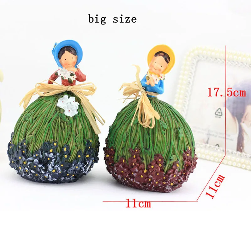 Статуэтки Феи лаванды из смолы статуэтки изделия ручной работы в пасторальном