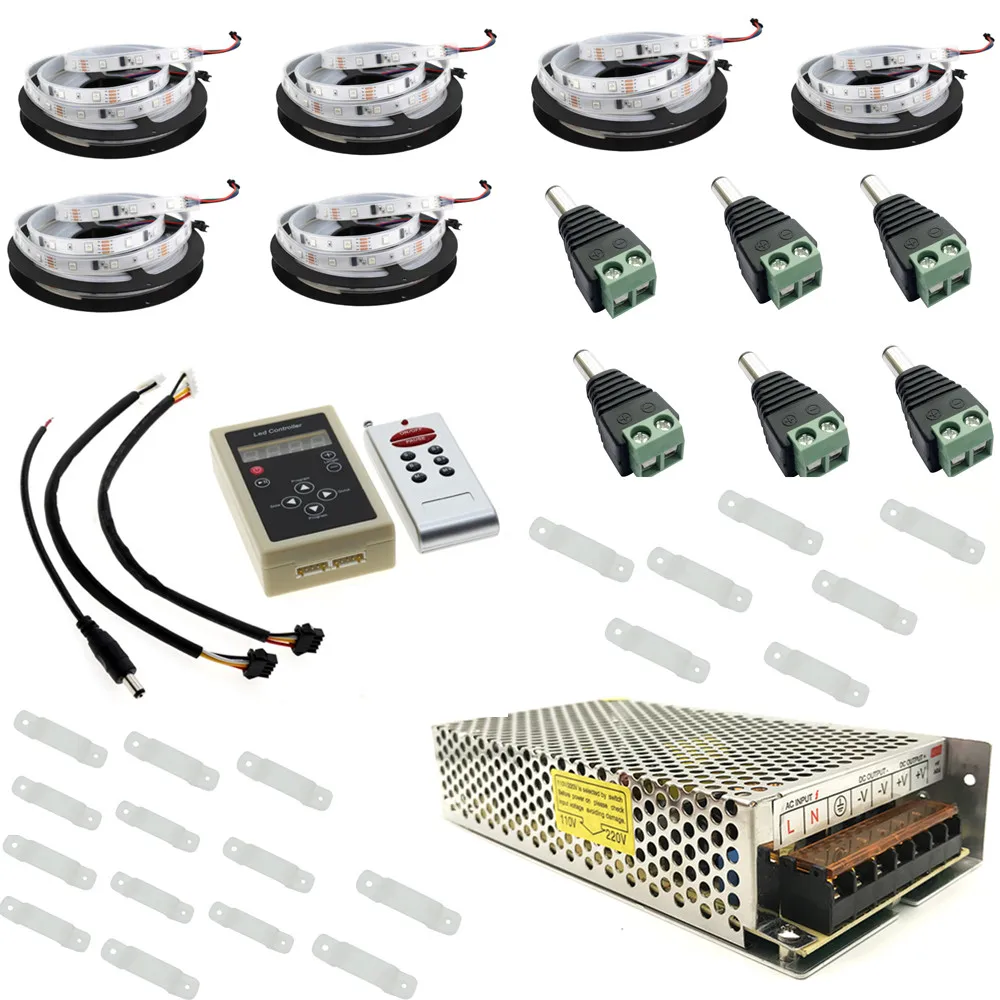 Светодиодная лента Dream color Magic IC 6803 RGB 5050 20 м 30 10 5 водонепроницаемая IP67 133 изменение +