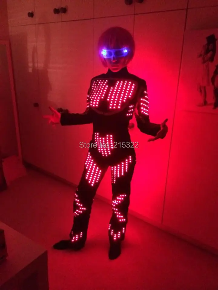 LED танцевальный костюм/LED платье/LED костюмы/LED костюм для женщин | Тематическая
