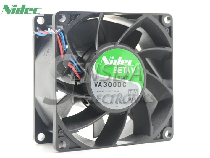 Для Nidec VA300DC v35072 58 8 см 80 мм 80*80*38 8038 12В 1.1A вентилятор сервера|server fan|12v 80mm fan12v fan |