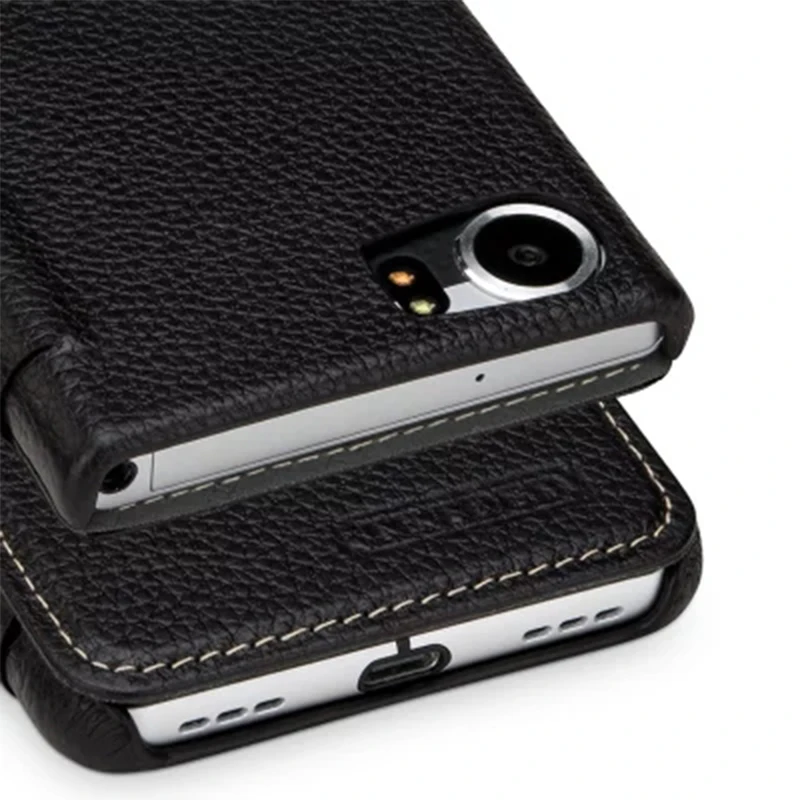 Чехол из натуральной кожи для Blackberry KEYone Window View, флип-чехол для телефона, чехол для Blackberry KEY one PRESS, чехол