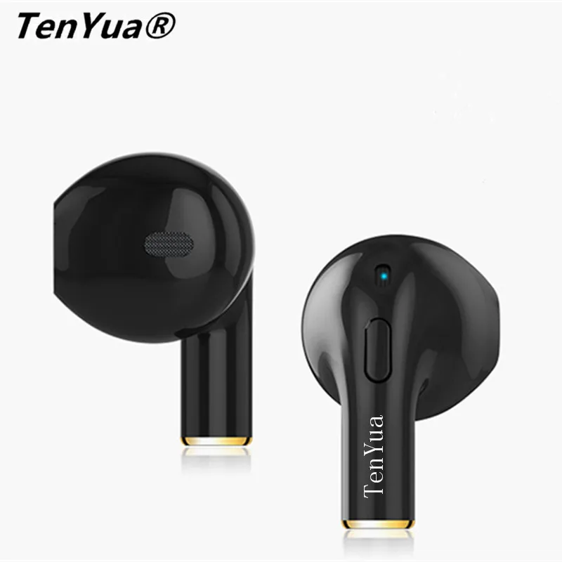 Миниатюрная Bluetooth-гарнитура TenYua V4.2 стереонаушники-вкладыши невидимые