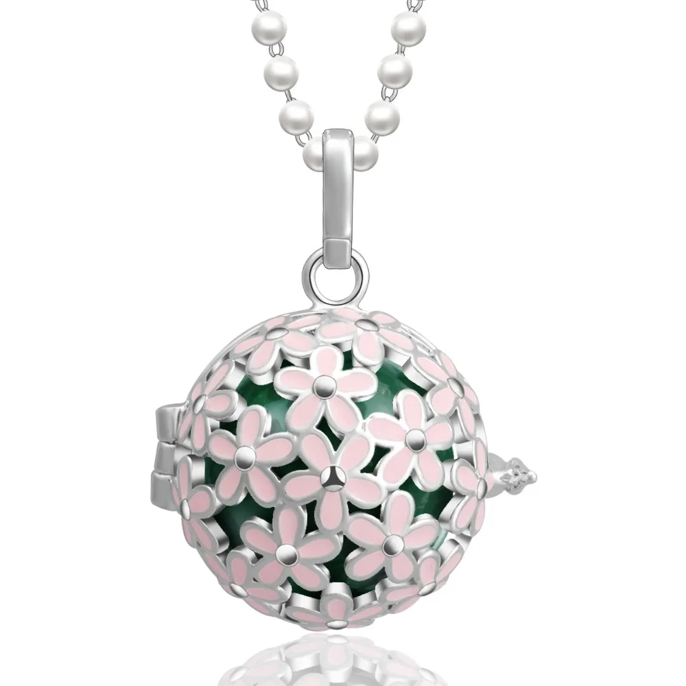 Кулон медальон EUDORA Harmony Ball кулон в виде цветущего розового цветка вишни для