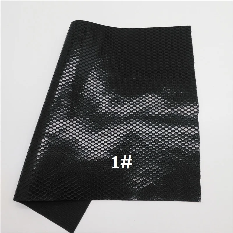 1 Glitterwishcome 21X29CM A4 Size Vinyl For Bows Snake Python Synthetic Leather Fabirc Faux Leather Sheets for Bows, GM428A - Цвет: 1