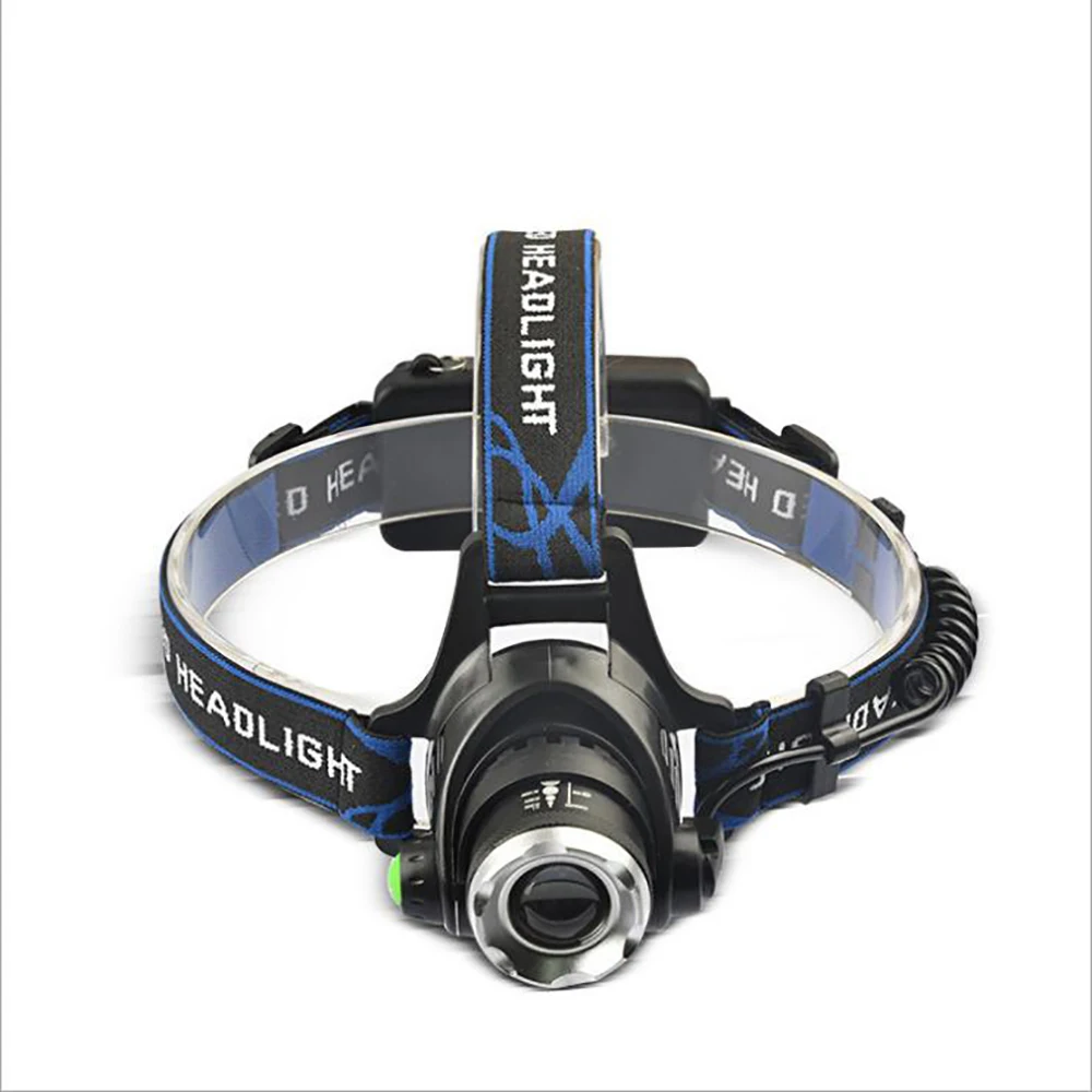Головная лампа светодиодные фары Налобные перезаряжаемый поворотный зум фокус