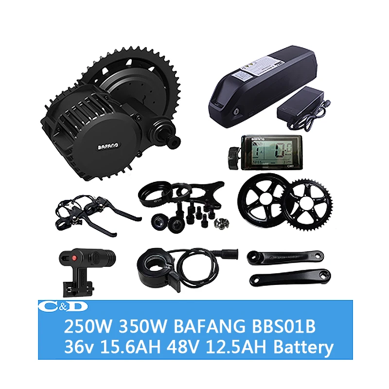 Bafang 1000 Вт 48 В 12.5AH Электрический велосипед Ebike конверсионный комплект супер