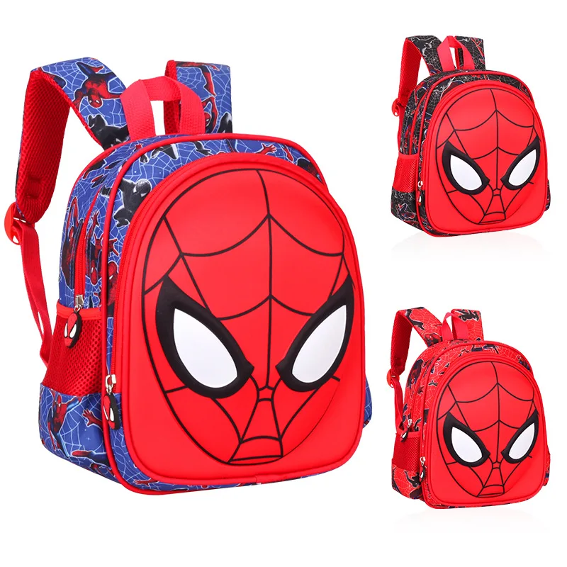 Дисней 3D человек паук рюкзак школьные сумки мультфильм детские детский сад