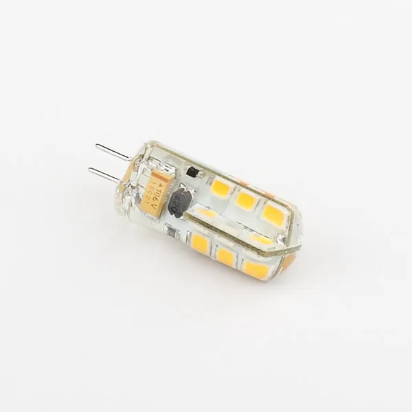 24 светодиодный 2835 SMD G4 светильник лампы 3W 12VDC/12VAC морской лодки RV капсулы кремния
