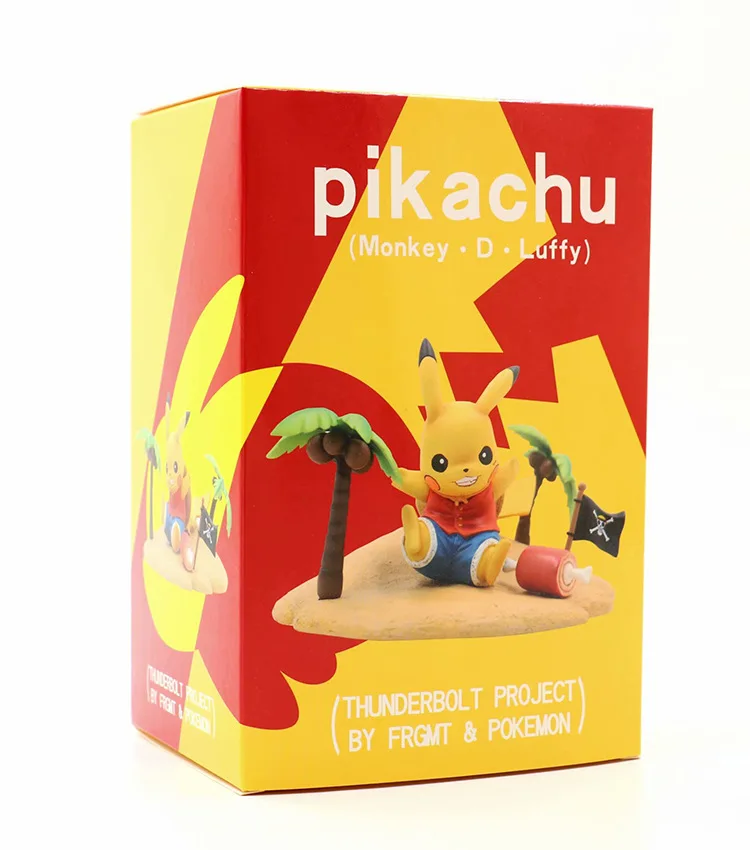 Takara Tomy Покемон Аниме Пикачу Косплей One Piece Луффи фигурки коллекционные игрушки 12