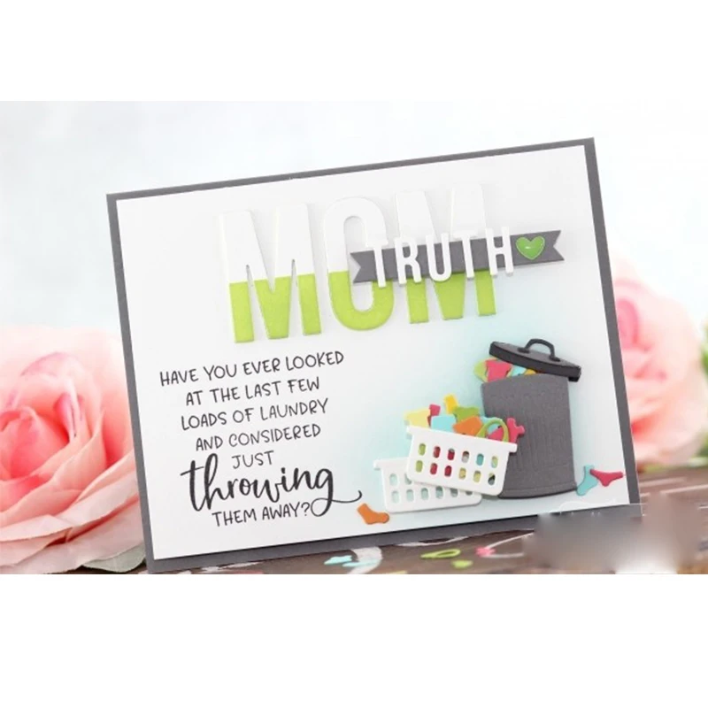 Корзина для белья металлические режущие штампы трафареты DIY скрапбукинга