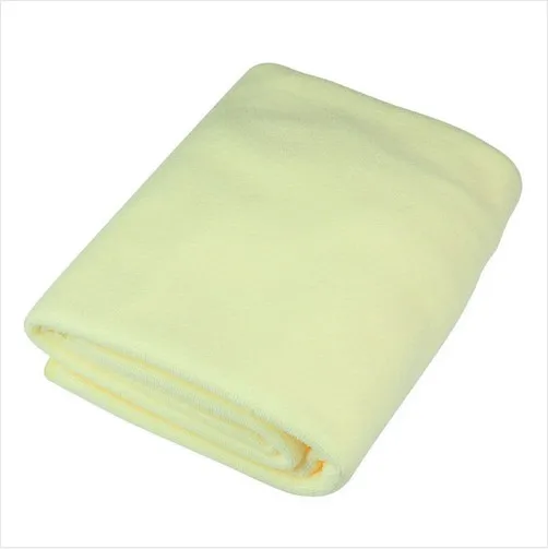 Light Yellow 70x140 см волокно De Bambou микрофибры Sechage Rapide душ для ванной полотенца Douce супер абсорбент домашний текстиль большой толстый - Цвет: Light Yellow
