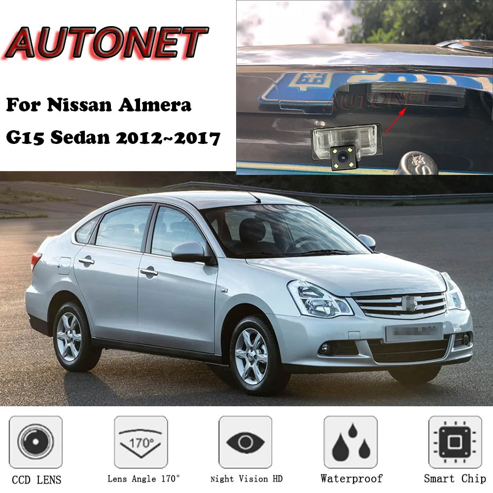 Камера заднего вида для Nissan Almera G15 Sedan 2012 2013 2015 2014 2016 CCD/камера ночного
