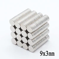 200 pieces 9x3 mm strong rare earth ndfeb magnet neodymium n35 magnetic materials 93 mm