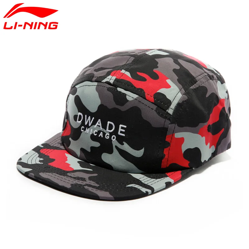 Мужская бейсболка Li Ning Спортивная Кепка с подкладкой из 100% полиэстера AMYM047 EAMJ17|cap