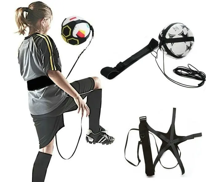 

Soccer Ball Juggle Bags Children Auxiliary Circling Belt Kids Football Training Equipment Kick Solo Soccer Trainer