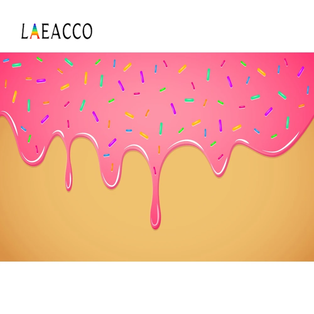 Laeacco конфеты Вечеринка мороженое фоны с шоколадным покрытием фотография ребенок