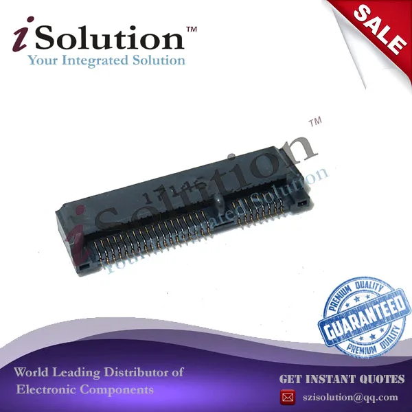 10 шт./лот Высота 4 мм Mini PCIe minipcie original mSATA разъем слот двухслойные 52 P