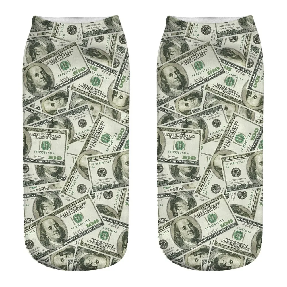 Повседневные хлопковые носки с 3D-принтом совы удобные средней длины AP26 | Женская