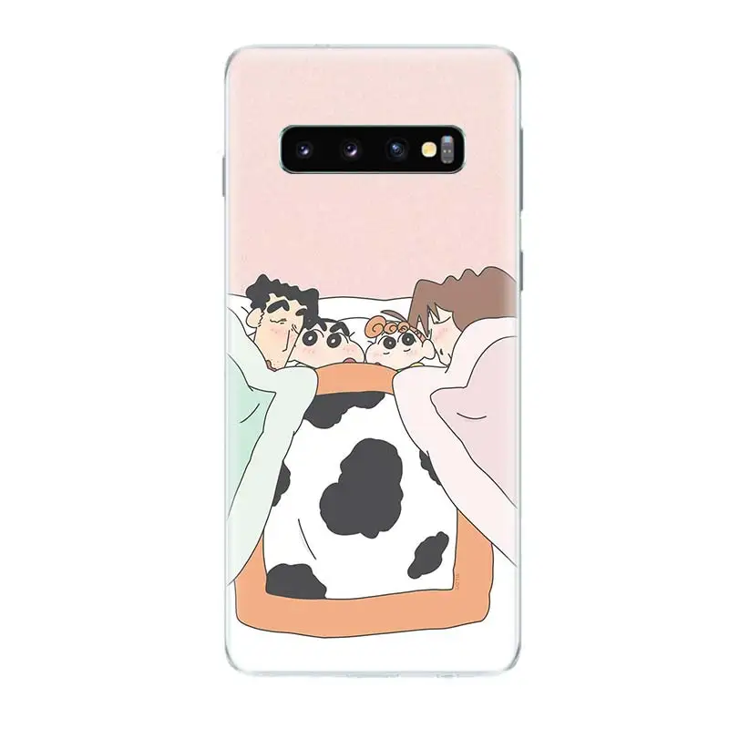 Crayon Shin-Chan популярный чехол для телефона samsung Galaxy S10 плюс S10E A50 A70 A30 A10 A20E M40 M30 M20 M10 A20