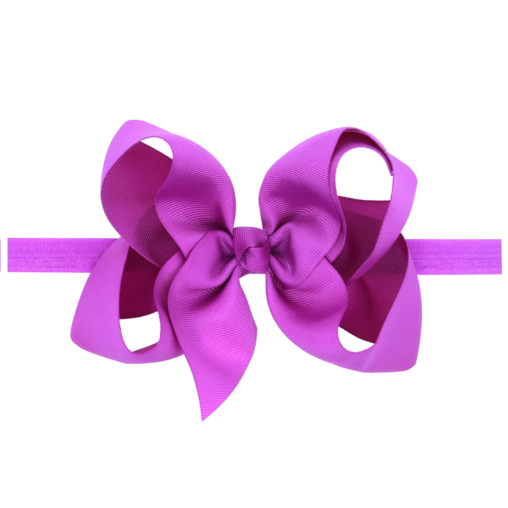

10pcs/lot girl ribbon bows kids head wraps hair accessories Elastic hair bands Hair bows