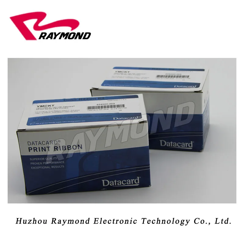Оригинальная цветная лента Datacard 534000-003 YMCKT и набор для очистки ленты принтера карт