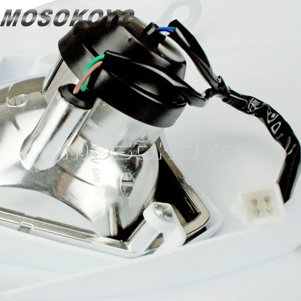 Белый MX Dirt Bike 12 в 35 Вт эндуро головной светильник для KTM EXC XC SCF Yamaha WR TTR 250R 250L 450F заказной головной светильник обтекатель