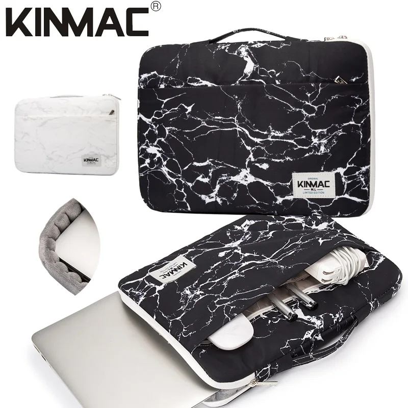 Ударопрочная брендовая сумка Kinmac для ноутбука 12 13 14 15 6 дюйма мраморный чехол MacBook