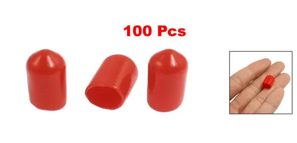 100 шт. изолирующие наконечники для цилиндров 14 мм высота 8 мм|end cap pvc|pvc redpvc end |