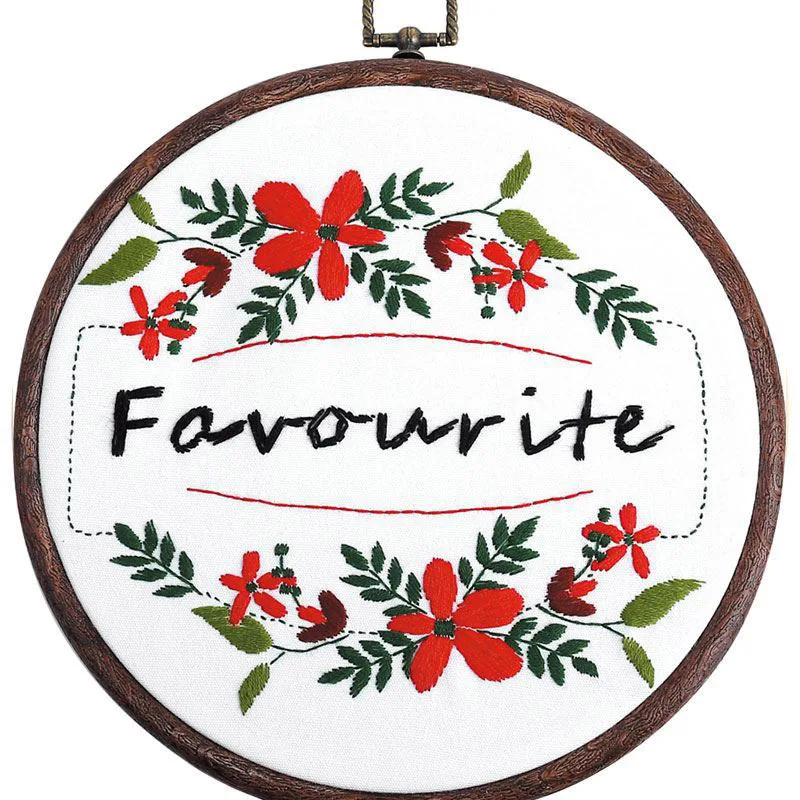 Легкие наборы для вышивки начинающих ручной крестиком с рамкой Рукоделие Шитье