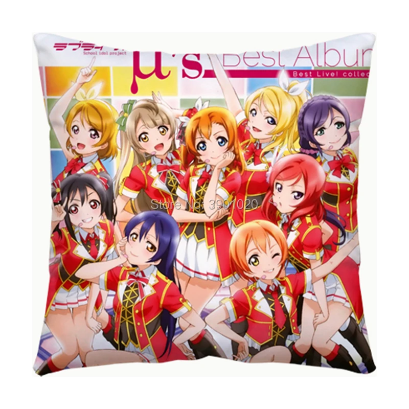 Милый мультфильм! Аниме минами Kotori Kousaka Honoka квадратная подушка на заказ подарок
