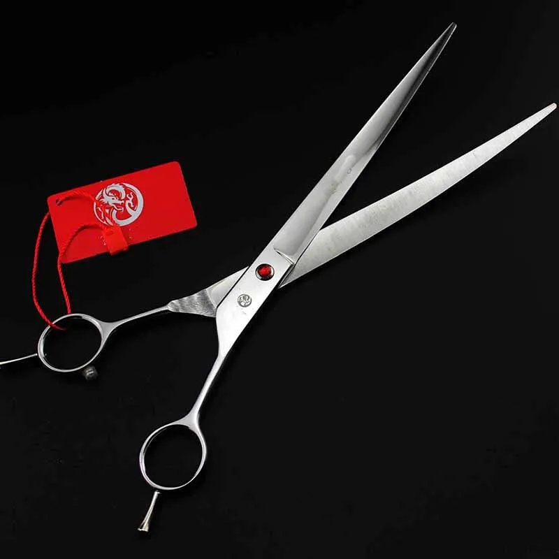 Изогнутые Ножницы для домашних питомцев инструмент ухода за питомцами с чехлом и