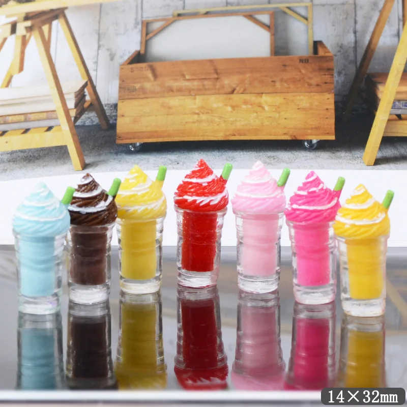 1 шт. Симпатичная модель мороженого мини статуя статуэтки ручной работы орнамент