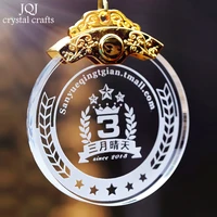 customized crystal medal sports awards sandblasting logos words for personalized diy gifts home decoration accessories