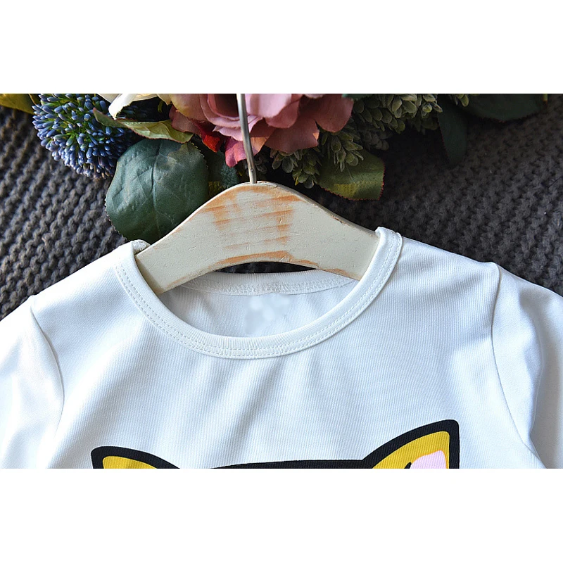 Комплекты для девочек коллекция 2019 года летняя детская одежда футболка с