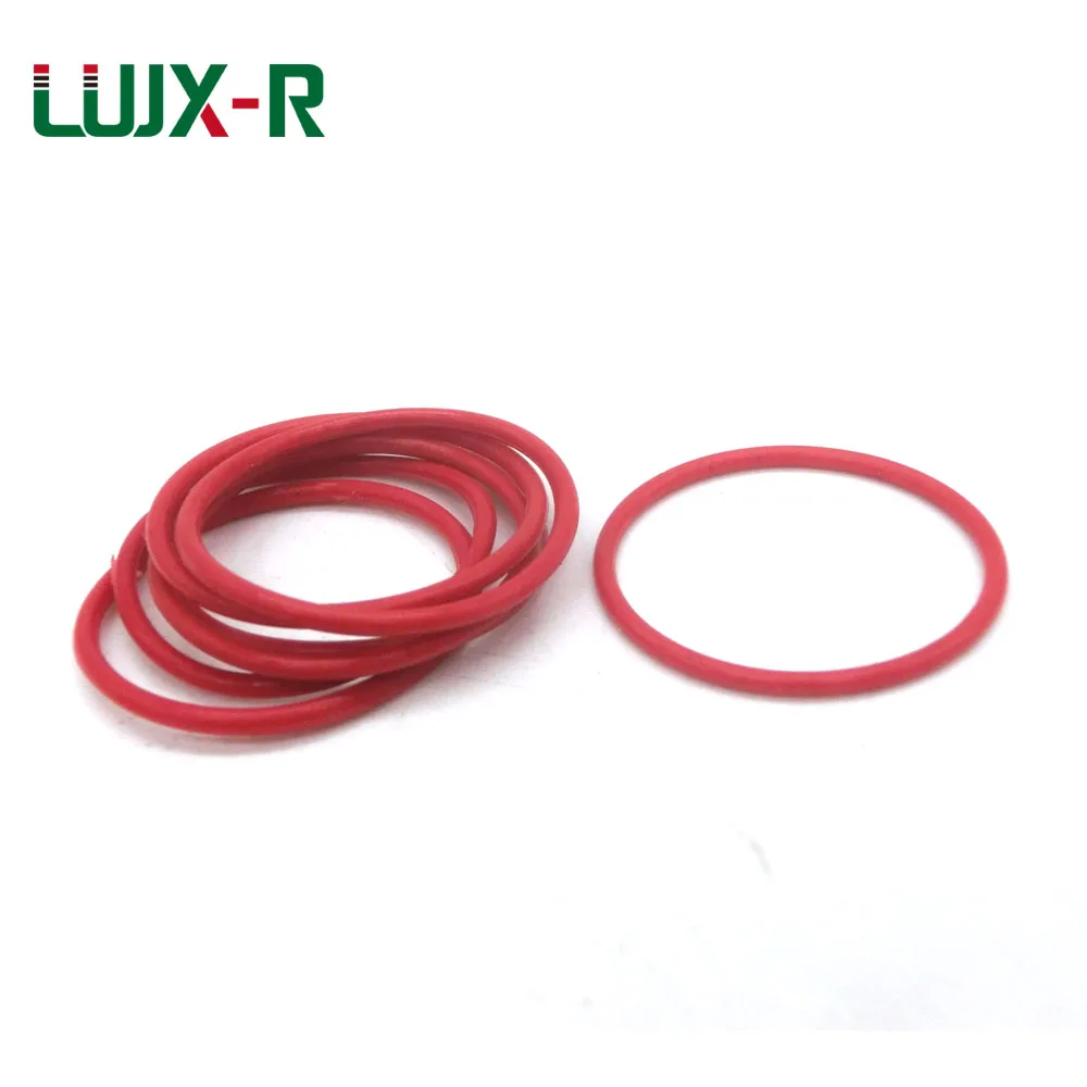 LUJX-R 10pcs 3mm O ring Seal Red VMQ O-Ring Washer OD 85/90/100/115/130/140/145mm 