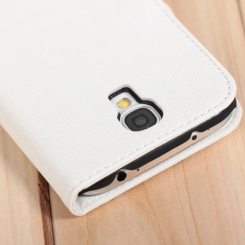 For Samsung galaxy S4 cases leather cross line print holder retail phone with card brand|s4 case|s4 bumpers4 headphone |