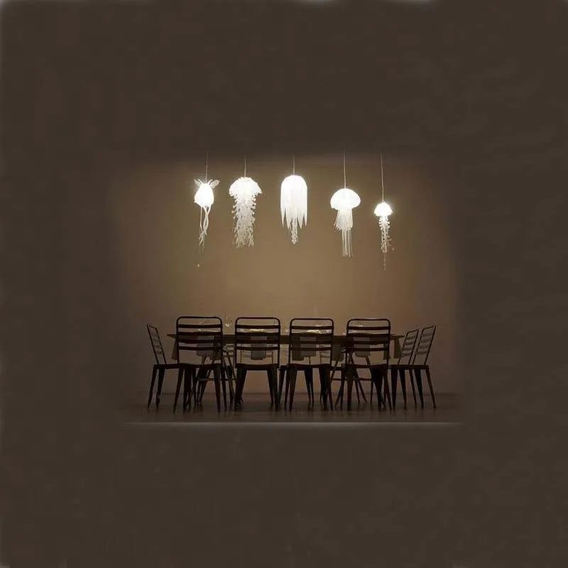 Лампа Подвеска медуза в современном минималистском стиле | Лампы и освещение