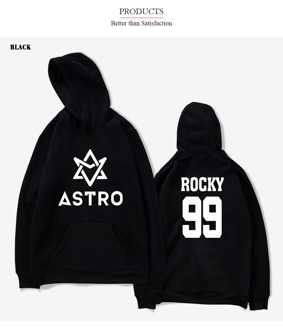 Frdun Tommy Kpop ASTRO Hoodies Moletom STAR Group Spring Women/Men Harajuku Sweatshirt Casual Hoodie Men/Women Clothing