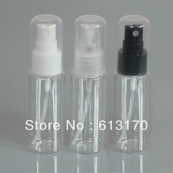 

30ml transparent refillable plastic bottle mist sprayer bottle perfume sprayer full cover spray bottle Free shipping