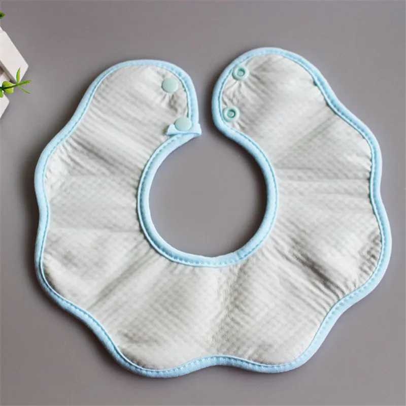 4PCS Baby Bibs Scarf Boys Girls Feeding Smock Infant Towel Burp Cloths Round Neck 360 Degree Random Color | Детская одежда и обувь
