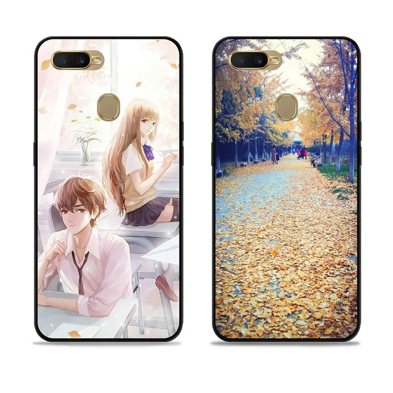 Чехол для Oppo A7 чехол s Coque OppoA7 в кампусном стиле Мягкая силиконовая задняя крышка с