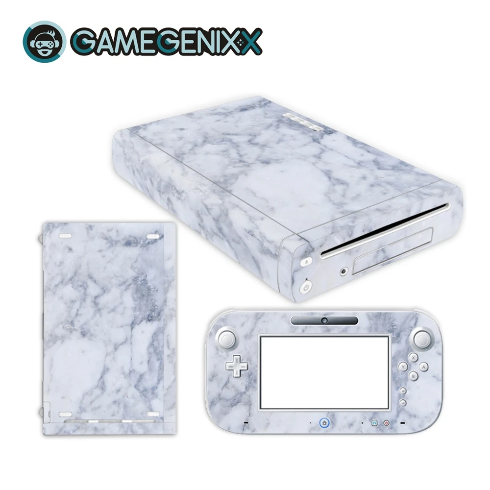 GAMEGENIXX Skin Sticker Vinyl Decal Wrap Cover for Nintendo WiiU- Marble
