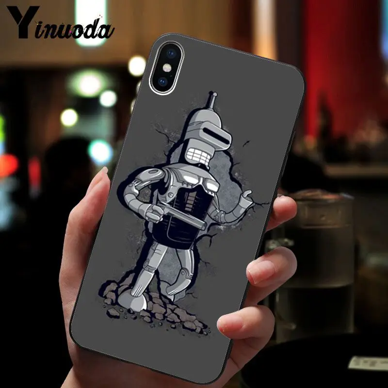 A4 11pro MAX Futurama Bender Bite My Shiny рукоделие принт рисунок чехол для телефона чехол для iPhone 8 7 6S Plus X XS MAX 5 5S SE XR чехол - Цвет: A4