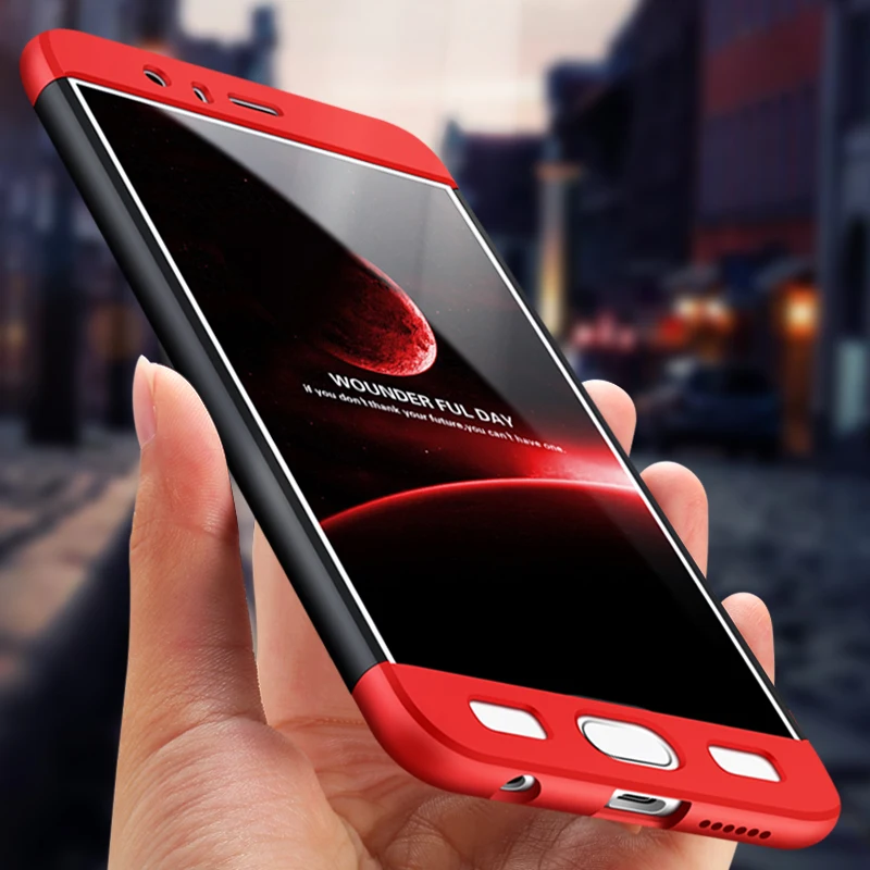 Huawei Honor 9 360 полная защита 3 в 1 бронированный чехол для huawei V9 сумка Роскошный