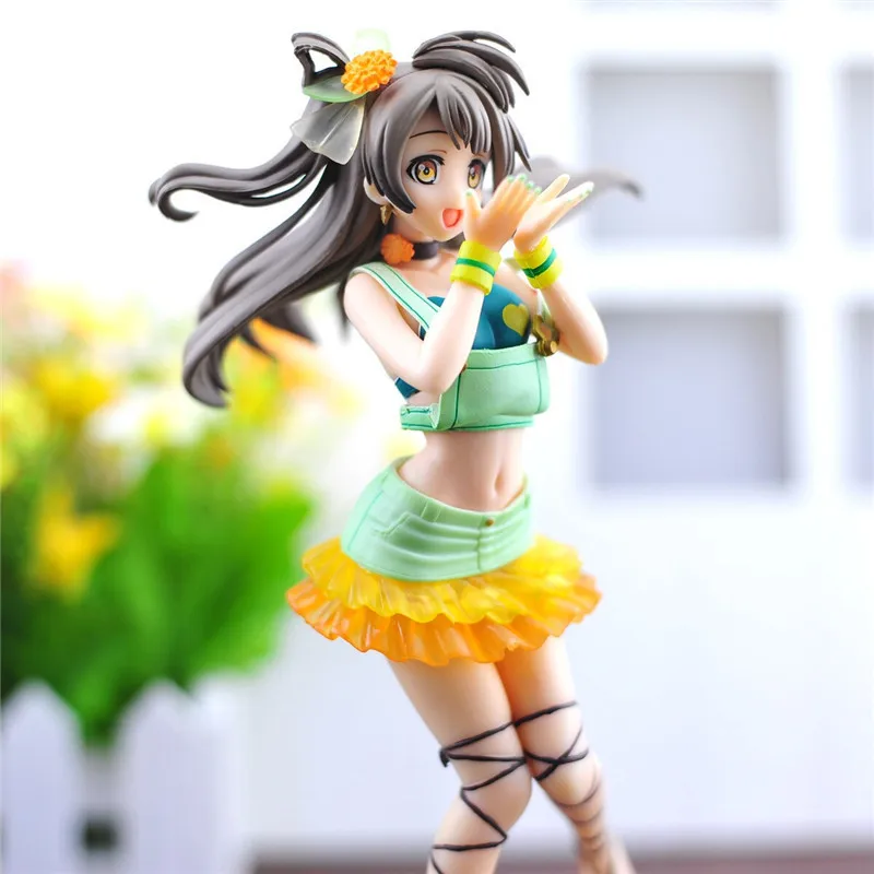 Аниме игры Figuras 22 см Love Live ПВХ Фигурки Коллекционная модель игрушки Летняя улыбка