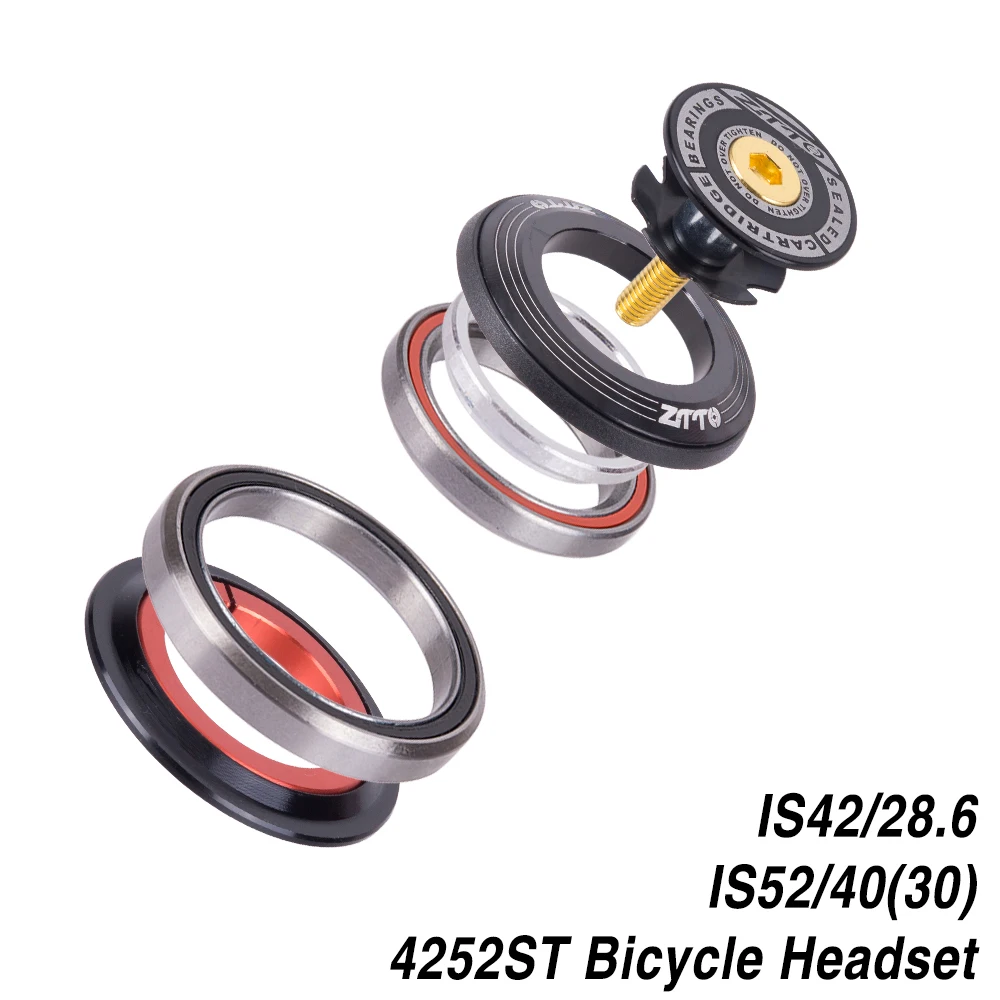 Велосипедный подшипник гарнитура 42 мм 52 4252ST CNC 1 1/4 &quot-1 1/4&quot коническая трубка