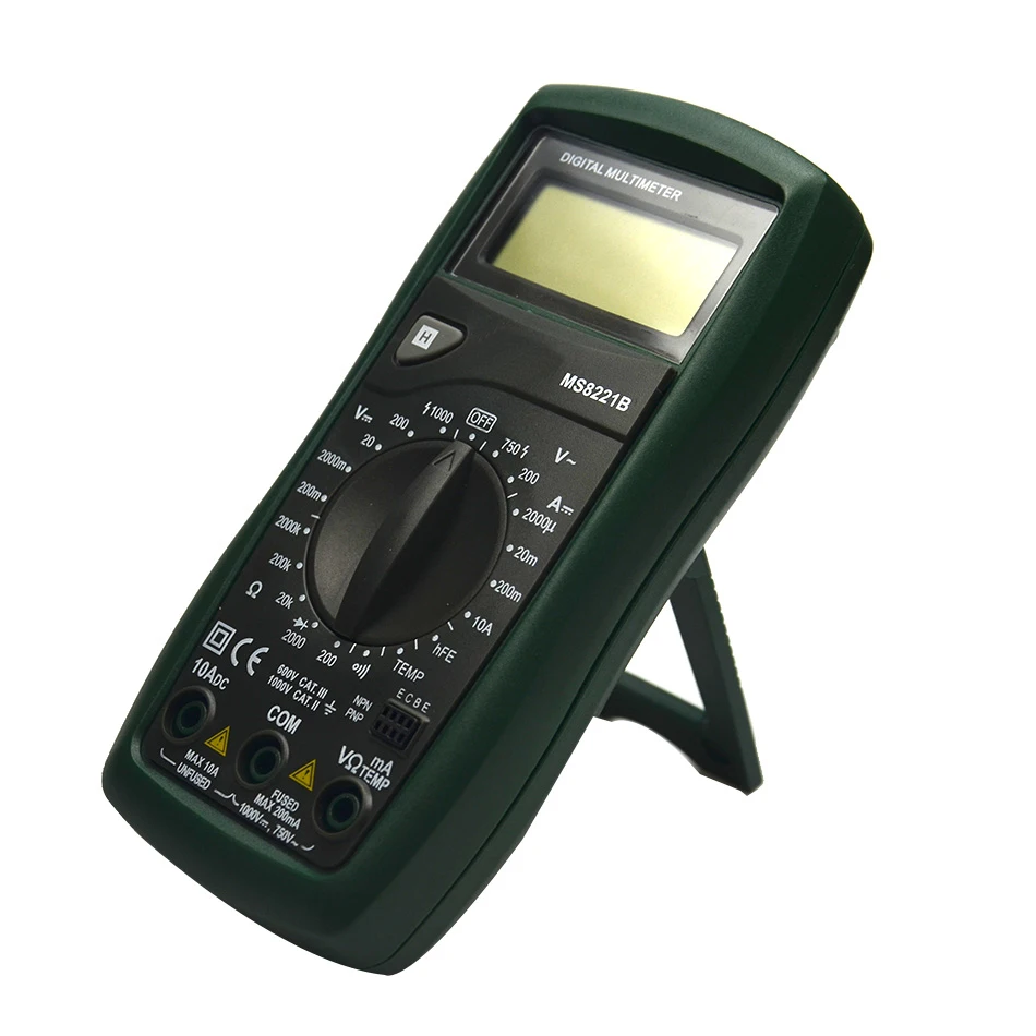 2000 отсчетов дисплей Цифровой мультиметр MS8221B