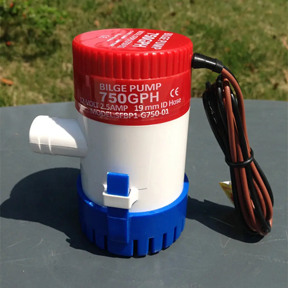 Горячая продажа 1100GPH/750GPH 12В погружной МОРСКОЙ лодочный Электрический Трюмный